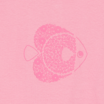 تيشيرت بأكمام مكشكشة، وردي...